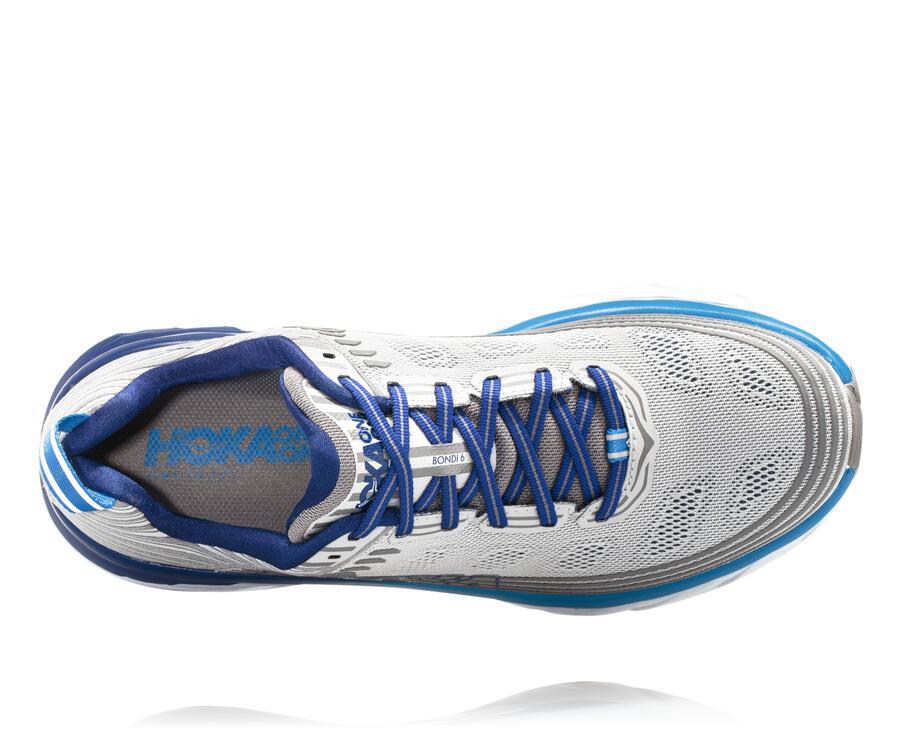 Tenis Hoka One One Hombre Grises - Bondi 6 - ERLM09674